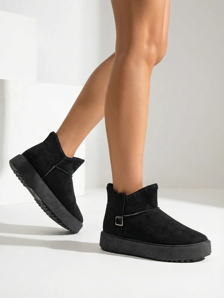 Royalfashion Short snow boots women's Ewioz