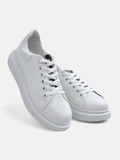 Lalla Bianca: Elegant Women's Platform Sneakers