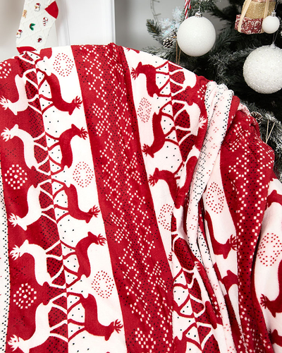 Royalfashion Christmas Blanket Bedspread 160x200