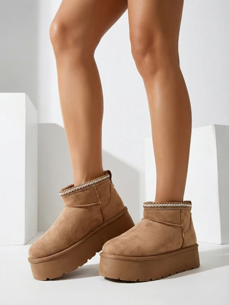 Royalfashion Женские короткие сапоги a'la snow boots Xoalla