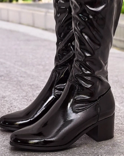 Royalfashion Women's Noem slip-on over-the-knee boots