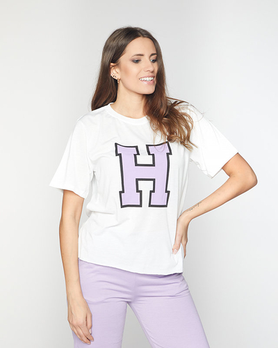 Women's purple and white sports set - Clothing