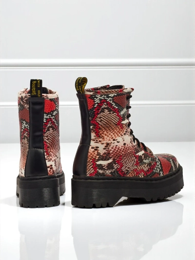 Женские ботинки-рабочие с тиснением Isadore