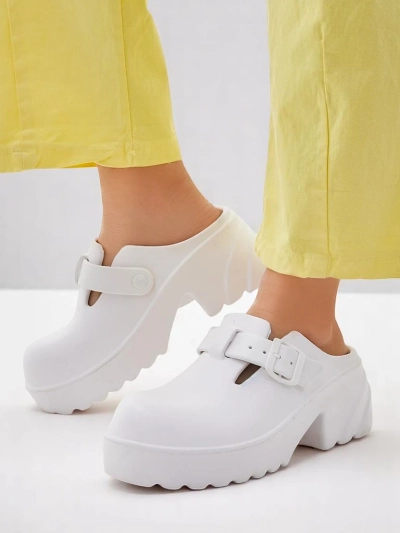 Royalfashion sieviešu gumijas papēžu čības Voxones