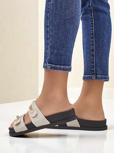 Royalfashion Women's sandals with decorative buckles Costes