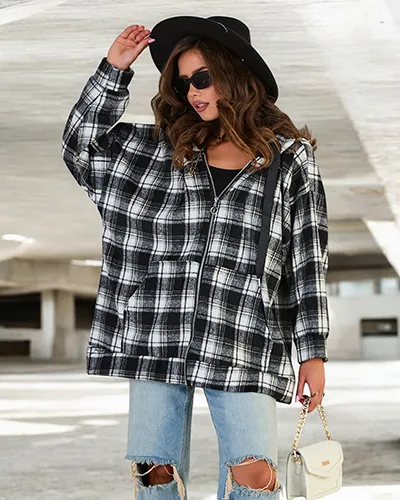 Royalfashion Women's Shirt Type Coat