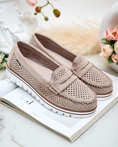 Royalfashion Sieviešu ažūra mokasīni Leteller