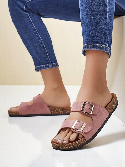 Royalfashion Women's sandals with buckles Foumy