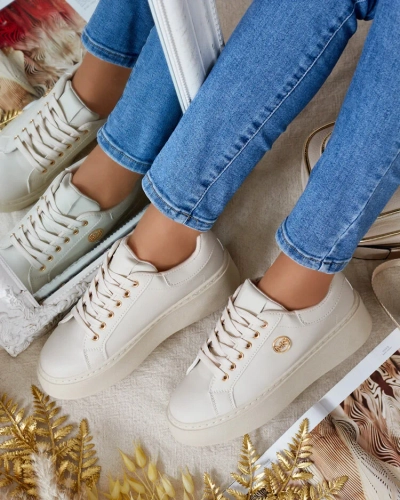 Royalfashion Sieviešu sporta apavi uz platformas Kivensa