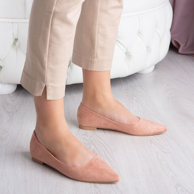 Pink ballerinas with Revissel&#39;s toe nose - Footwear 1