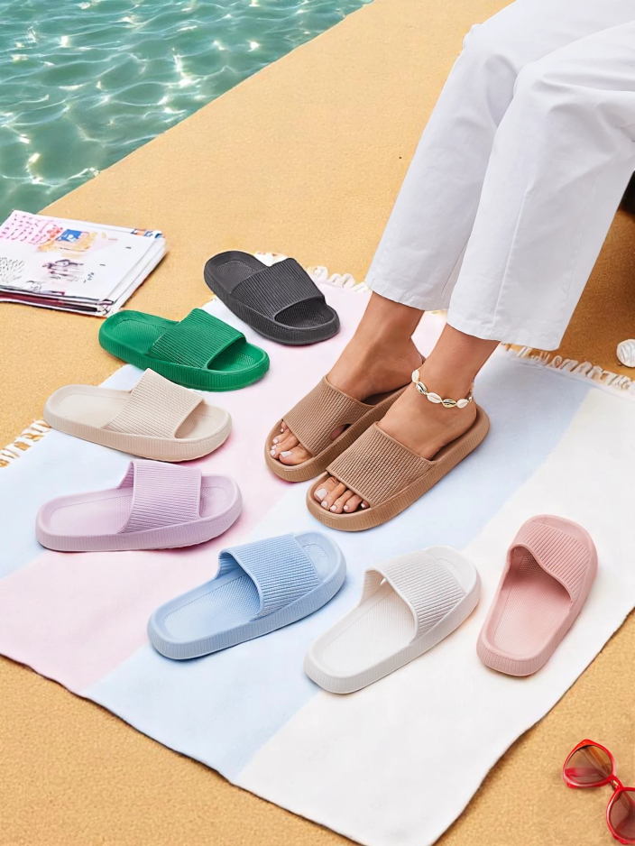 Royalfashion Women’s rubber slides Bree