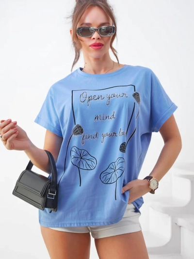 Royalfashion Women's cotton t-shirt with an interesting print