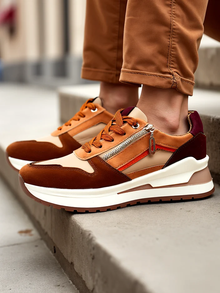 Женские спортивные туфли Royalfashion с скрытой танкеткой Bessase