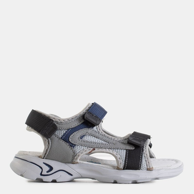 Gray boys 'turbo velcro sandals - Footwear