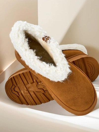 Royalfashion Women's snow boots with fur Rovvoy
