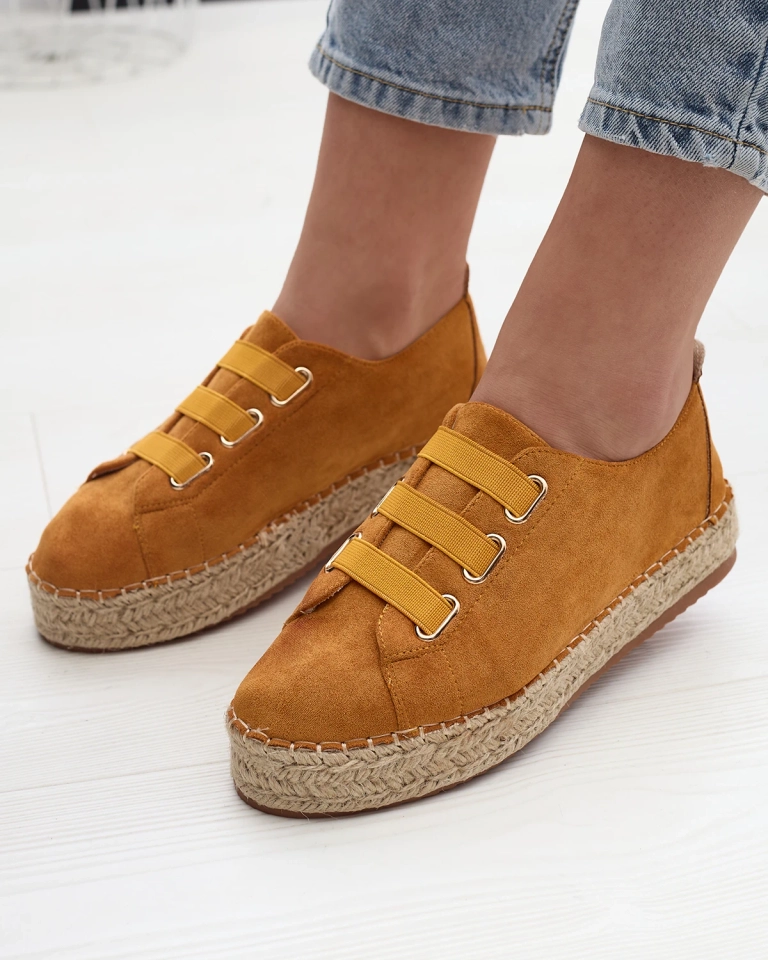 Mustard women's sports sneakers Alener - Footwear