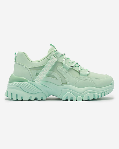 Мятные женские кроссовки спортивная обувь Evilpo- Footwear