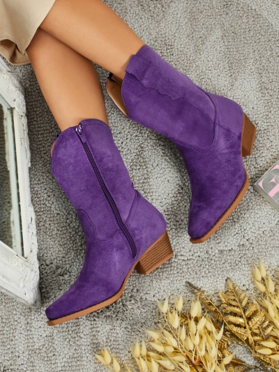 Kowbojki damskie eko zamszowe SpireHush