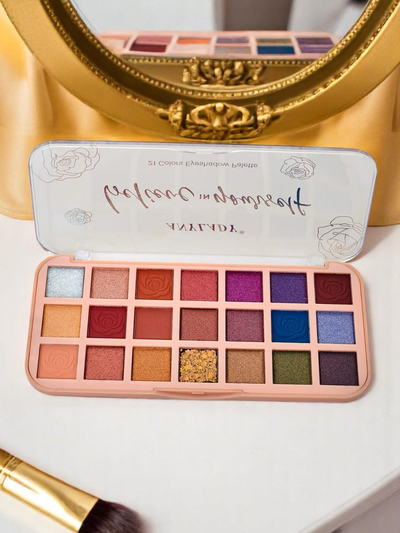 ANYLADY 21 acu ēnu palete ar spīdumiem un matētu efektu Glamour Color&Nude