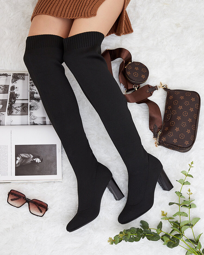 Royalfashion Women's slip-on over-the-knee boots Nolels