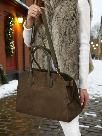 Dorelle Women's Eco Suede Shopper Bag