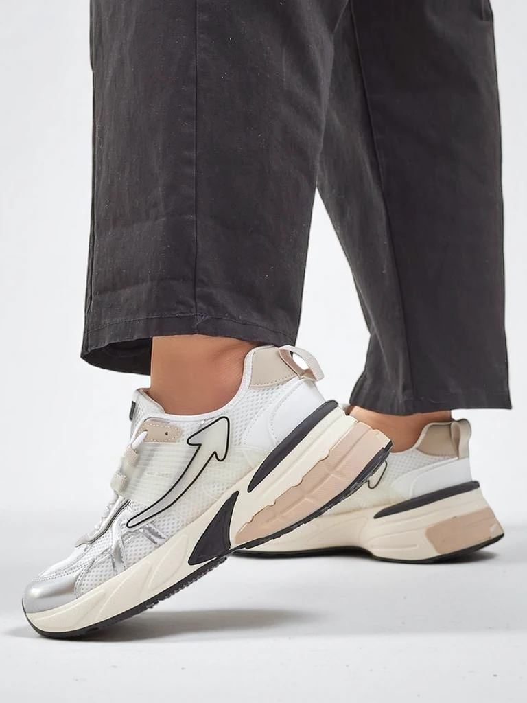 Royalfashion Women's Sports Sneakers on a thicker sole Beysa