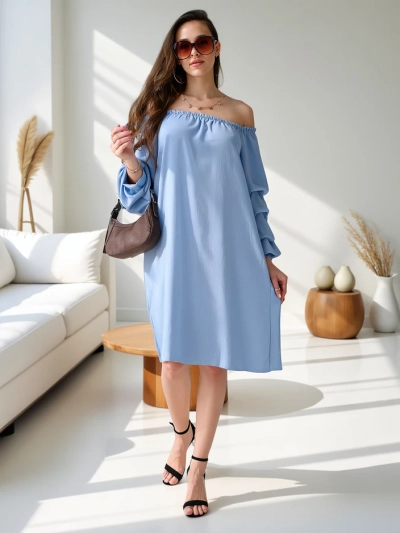 Royalfashion Платье для женщин в испанском стиле с рюшами