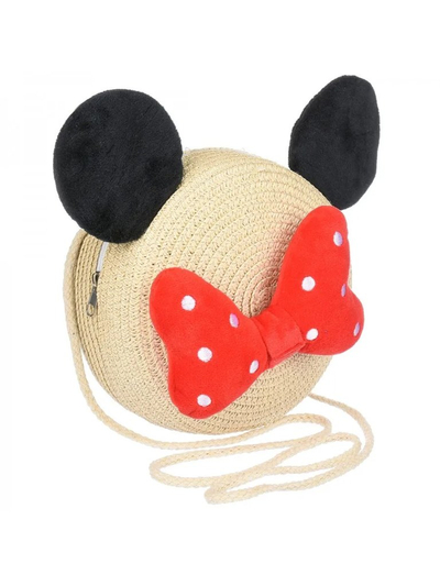 Royalfashion Mazs bērnu salmu rokassomiņa Minnie Straw