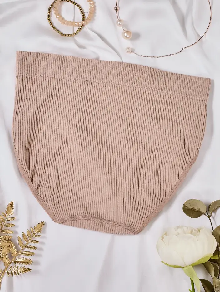 Royalfashion Women's ribbed briefs PLUS SIZE