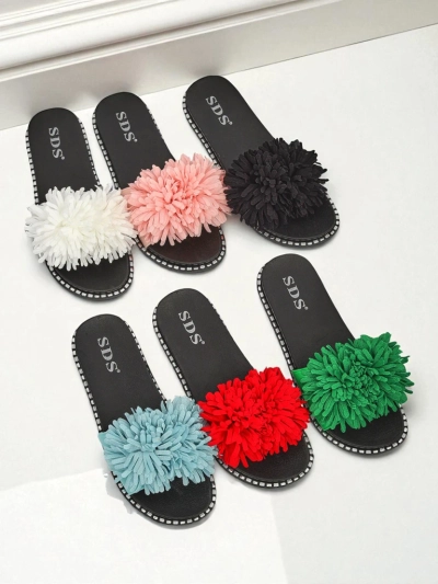 Royalfashion Women's Flat Flip-Flops Flora Blide