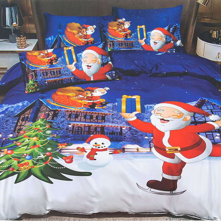Christmas bed linen 160x200 3-piece set - bed linen