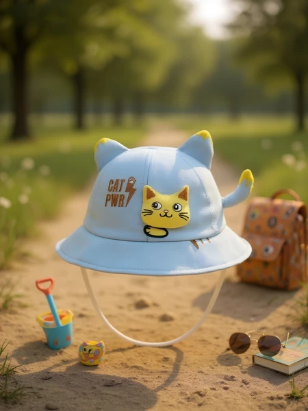 Royalfashion Bērnu Priecīgo Uzšuviņu Panamas Cepure