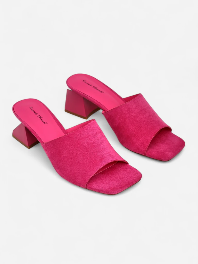 Royalfashion sieviešu šlepes ar dekoratīviem papēžiem Vollatie