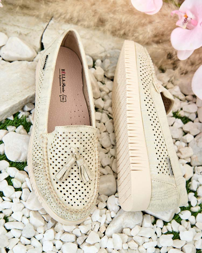 Royalfashion Women's openwork moccasins Molaffa