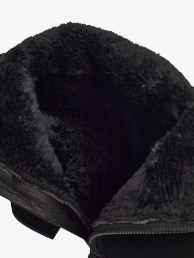 Stivaletti da donna in ecopelle con tacco largo e pizzo Kastrelle