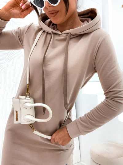 Royalfashion Sieviešu kokvilnas mini kleita