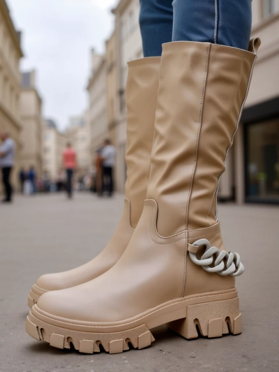 Royalfashion Sieviešu augstpapēžu zābaki Defesisa