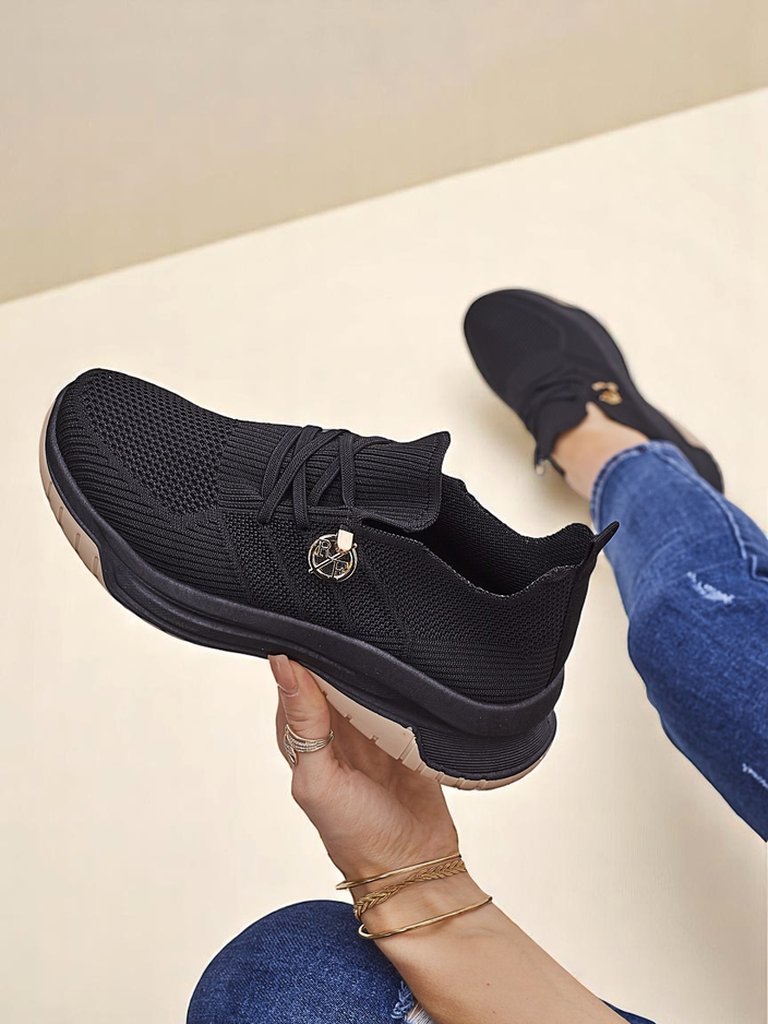 Royalfashion sieviešu auduma sporta čības bez šņorēm Teletta