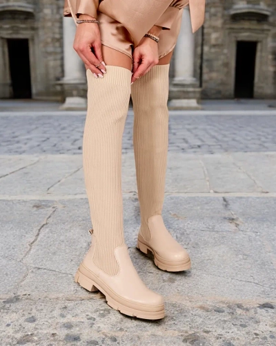 Royalfashion Women's Sonelli slip-on over-the-knee boots