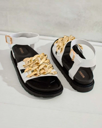 Royalfashion Sieviešu eko ādas sandales Leo