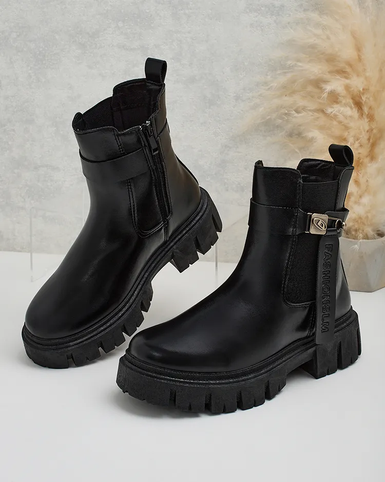 Royalfashion Women's eko leather Dobinas boots