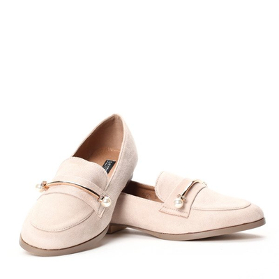 Różowe mokasyny- Obuwie