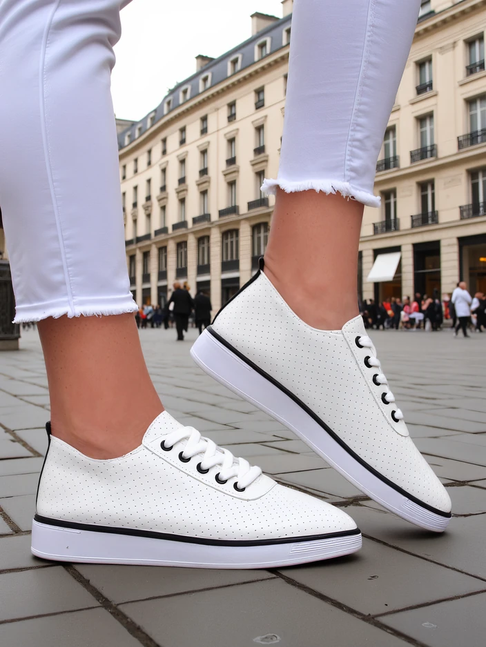 Royalfashion Sieviešu perforētās sporta apavi Pumbes