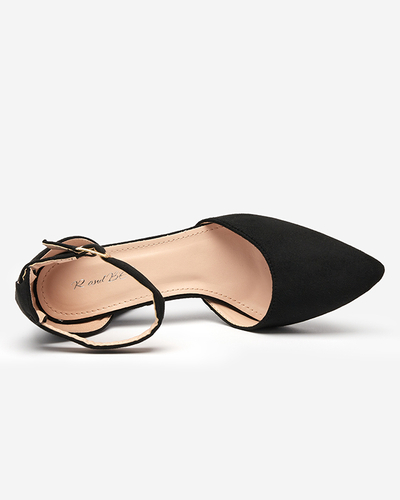 Black women's sandals on the Kinotia post - Footwear