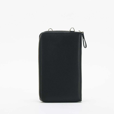 Black women's mini purse-wallet - Accessories