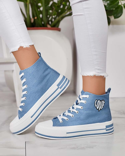 Royalfashion Sieviešu sportiskas kedas ar apdruku