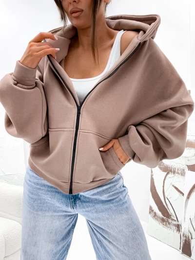 Royalfashion Women's Cotton Insulated Butterfly Sweatshirt