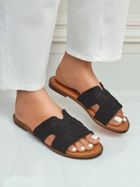 Rpyalfashion Sieviešu sandales ar dekoratīvu siksniņu Braida