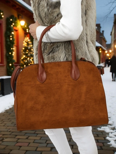 Dorelle Women's Eco Suede Shopper Bag