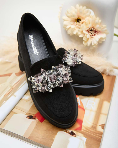 Royalfashion Women's moccasins with ornament Leyla